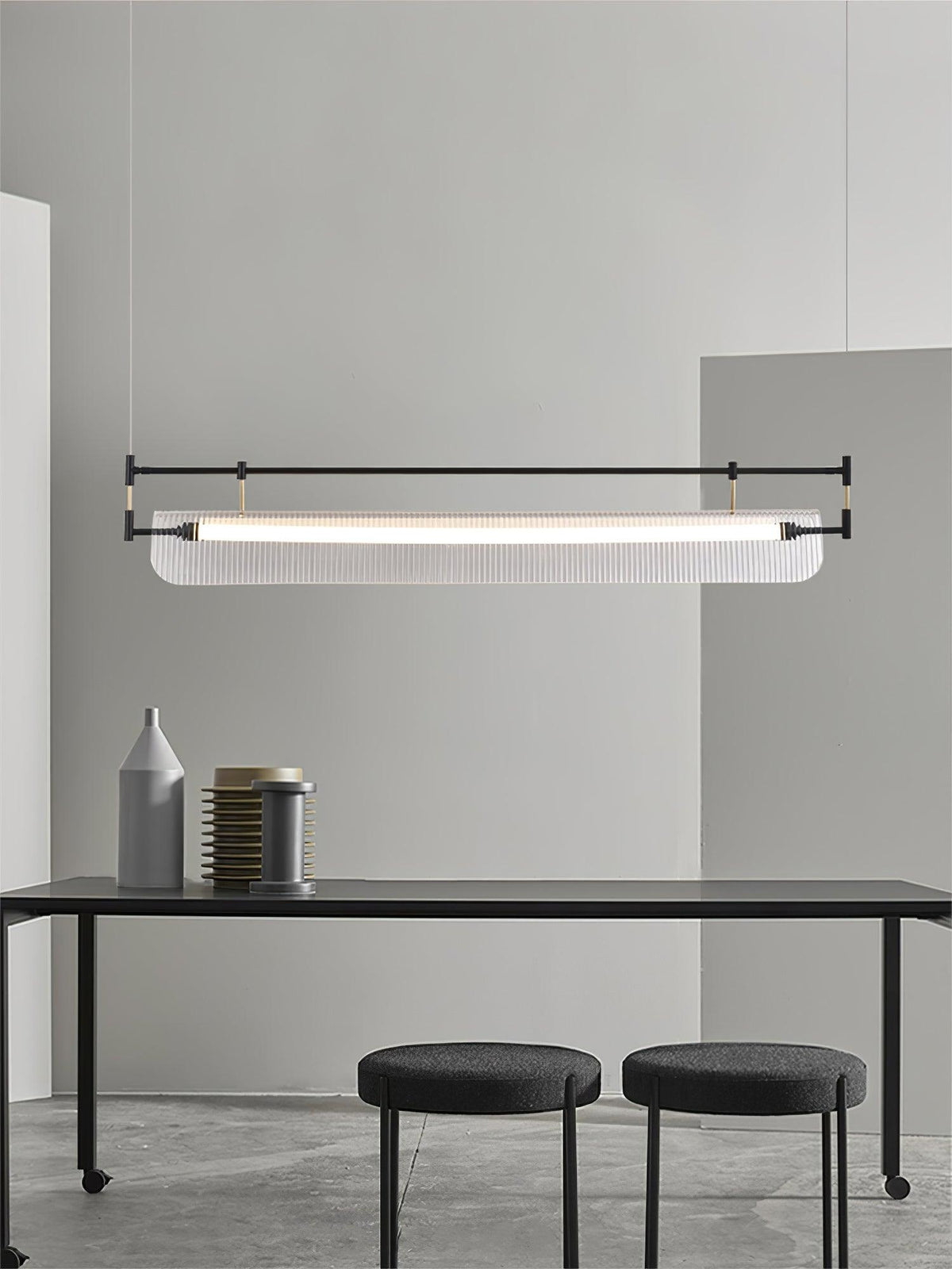 Meldo Chandelier Linear Strip Acrylic Long