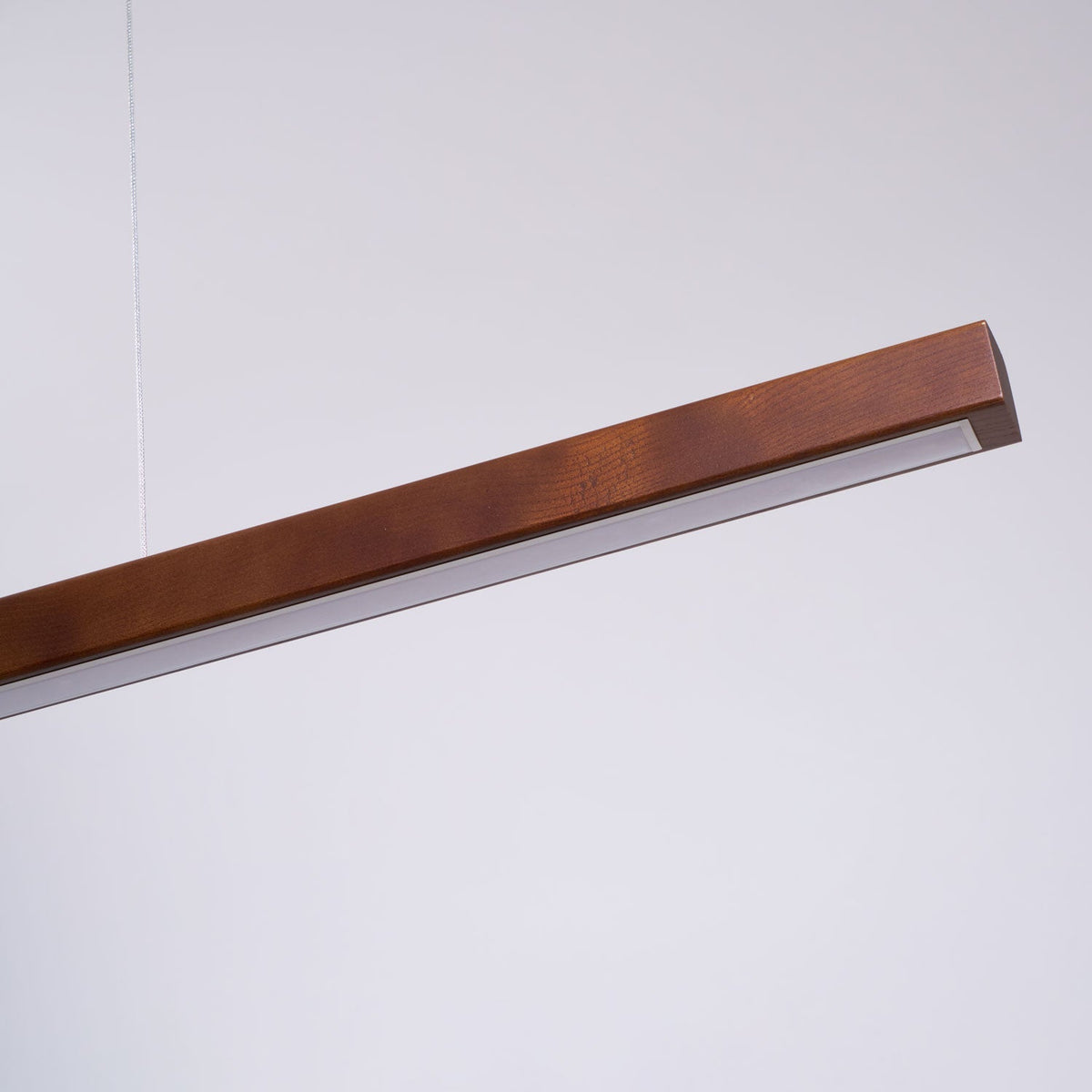 Weda Linear Wooden Pendant Light