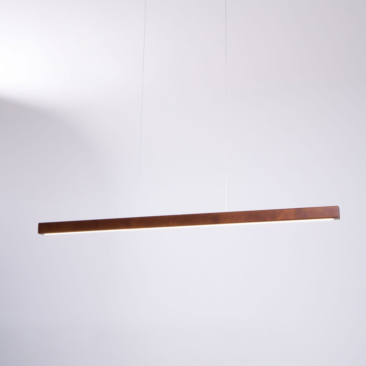 Weda Linear Wooden Pendant Light