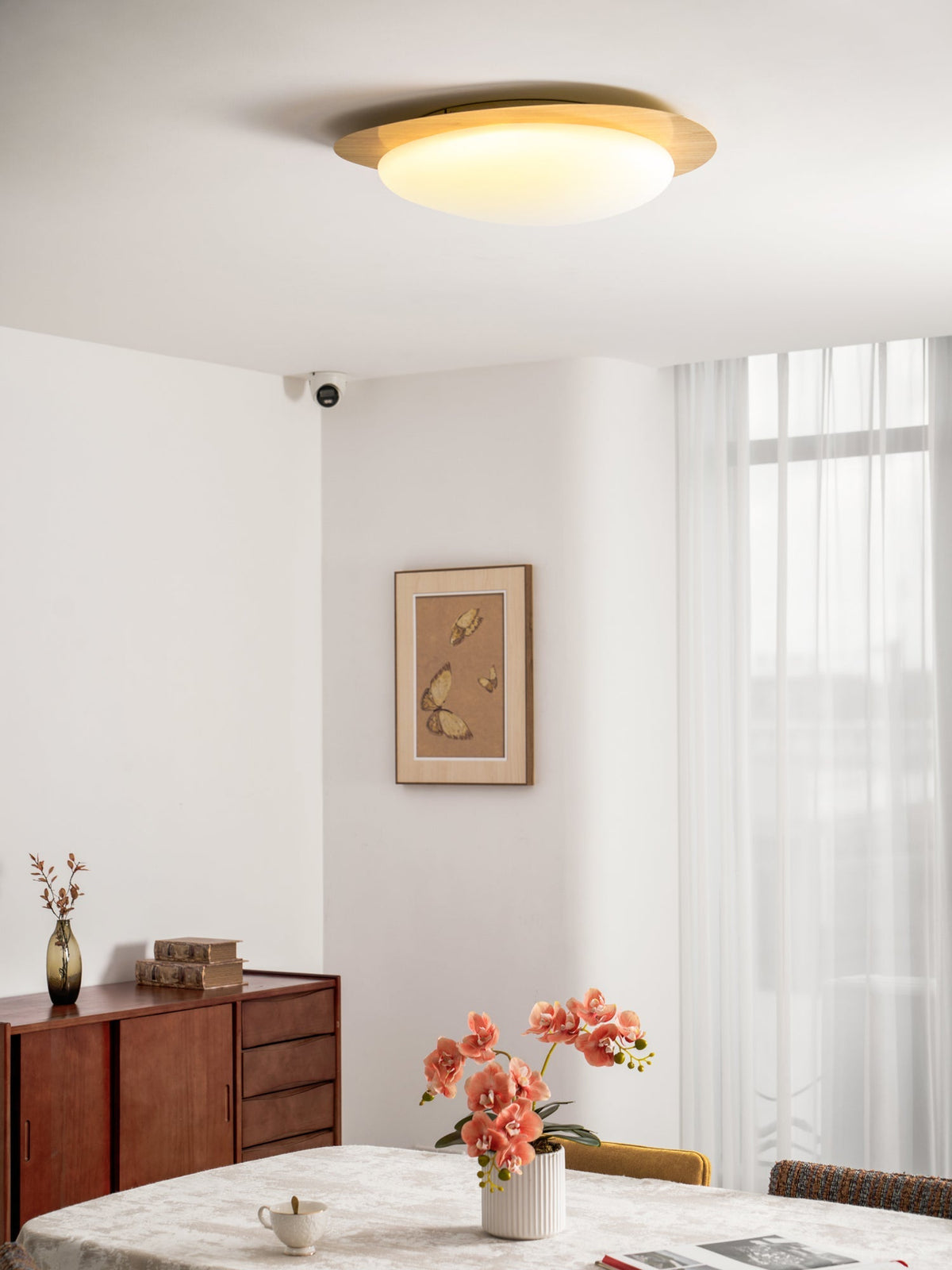 Jonoa Pebble Metal Flush Mount Ceiling Light