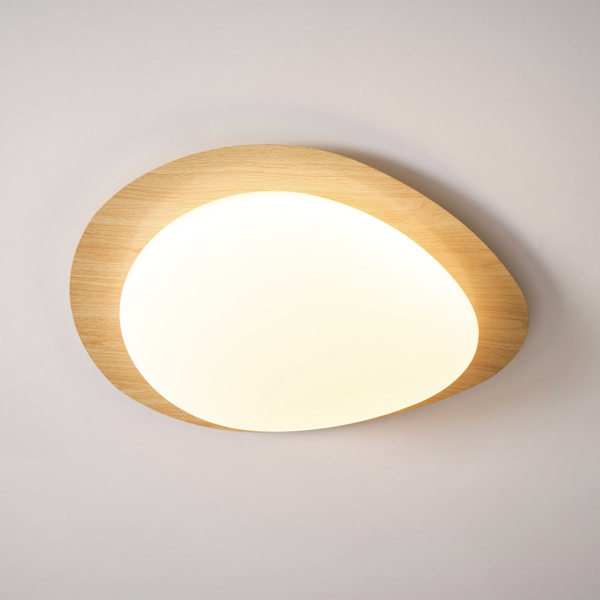 Jonoa Pebble Metal Flush Mount Ceiling Light