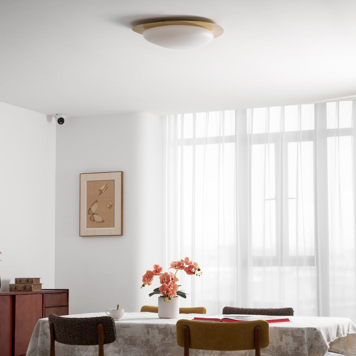 Jonoa Pebble Metal Flush Mount Ceiling Light