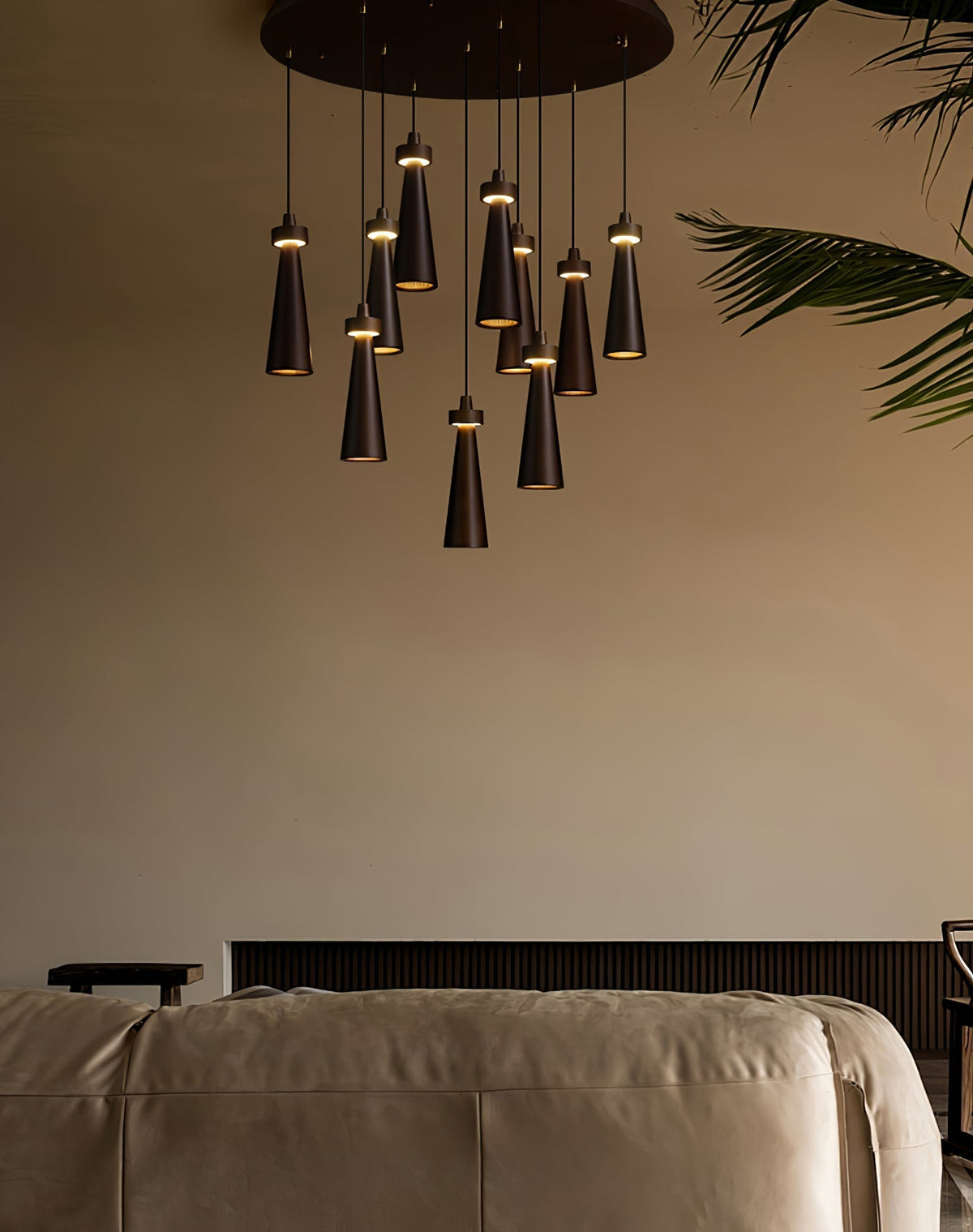 Tesno Minimalist Wood Pendant Light