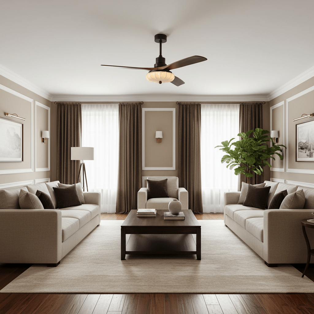 Paby Lotus Bloom Ceiling Fan Light