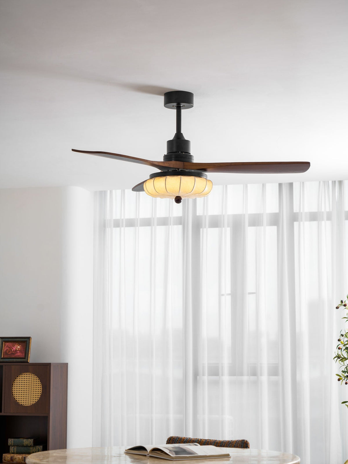 Paby Lotus Bloom Ceiling Fan Light