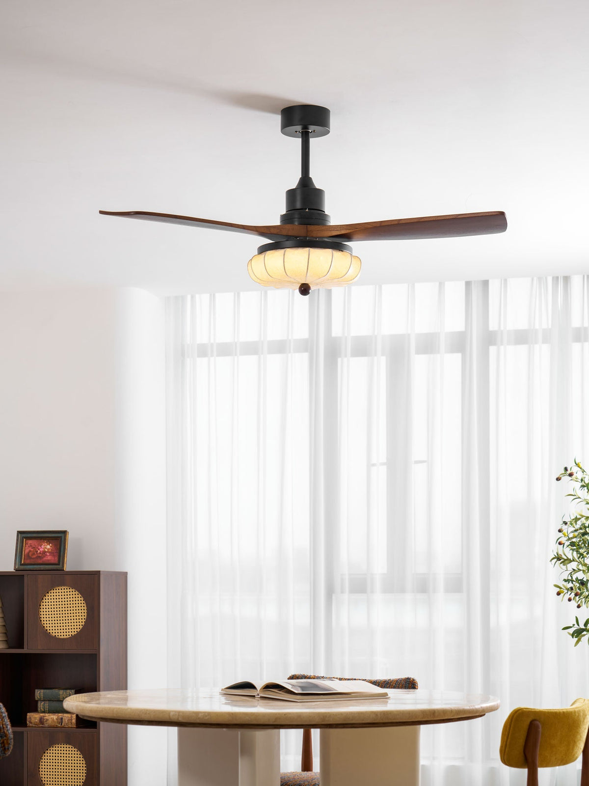 Paby Lotus Bloom Ceiling Fan Light