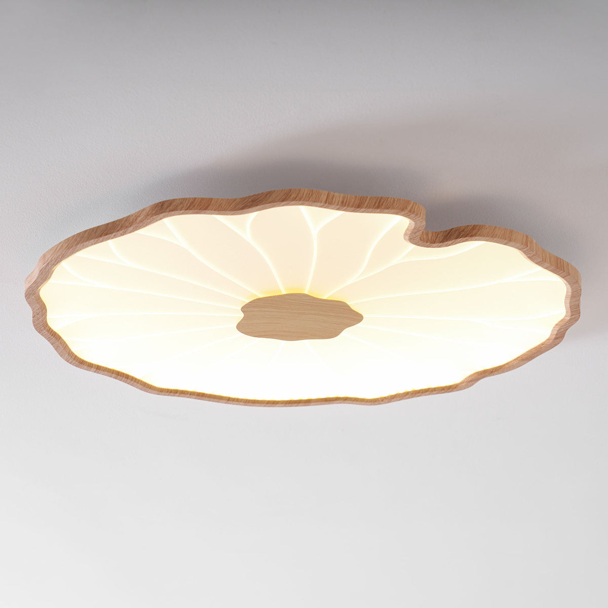 Pagia Lotus Leaf Acrylic Flush Mount Ceiling Light