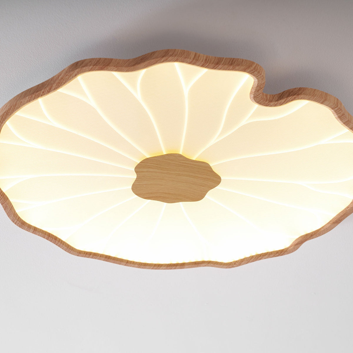 Pagia Lotus Leaf Acrylic Flush Mount Ceiling Light