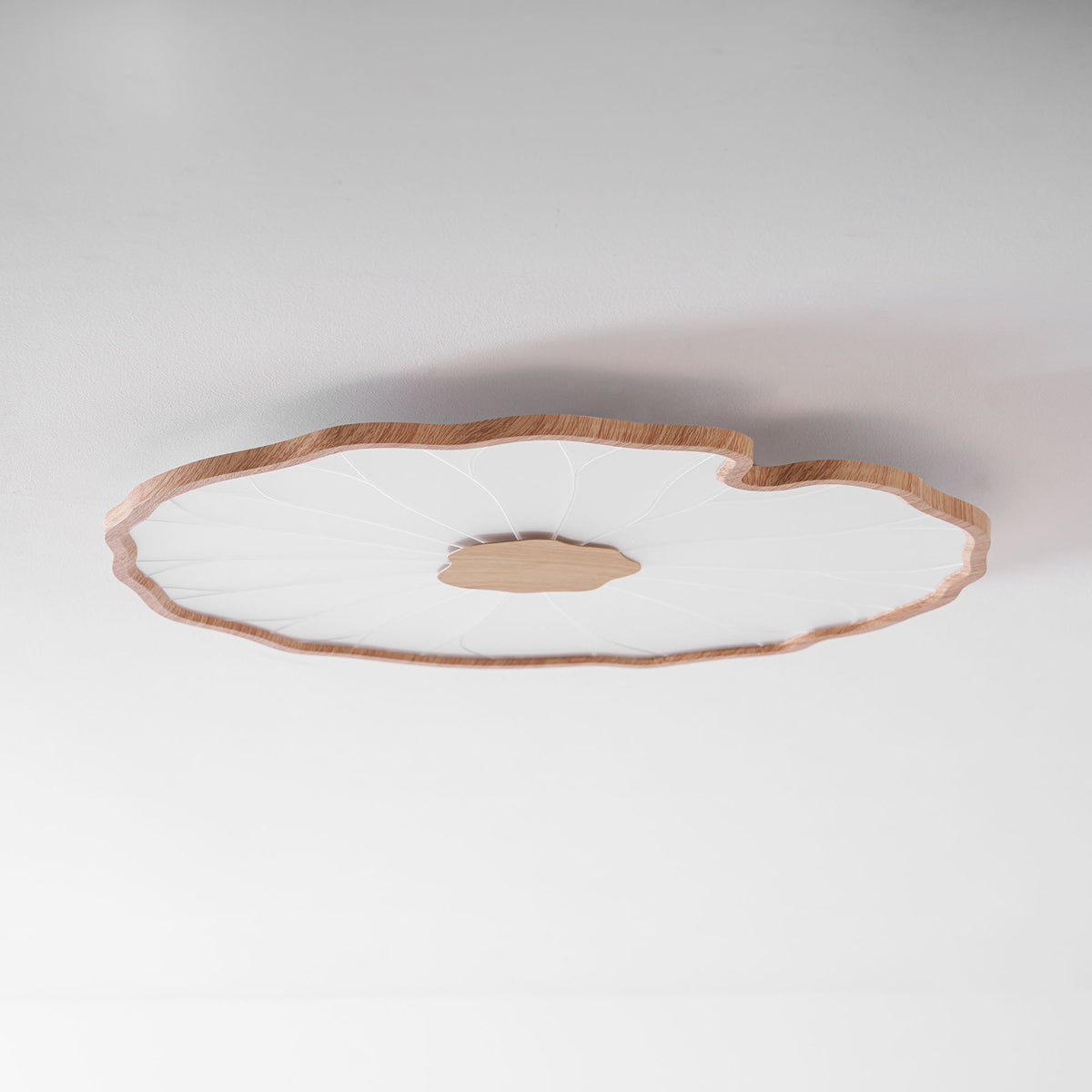 Pagia Lotus Leaf Acrylic Flush Mount Ceiling Light