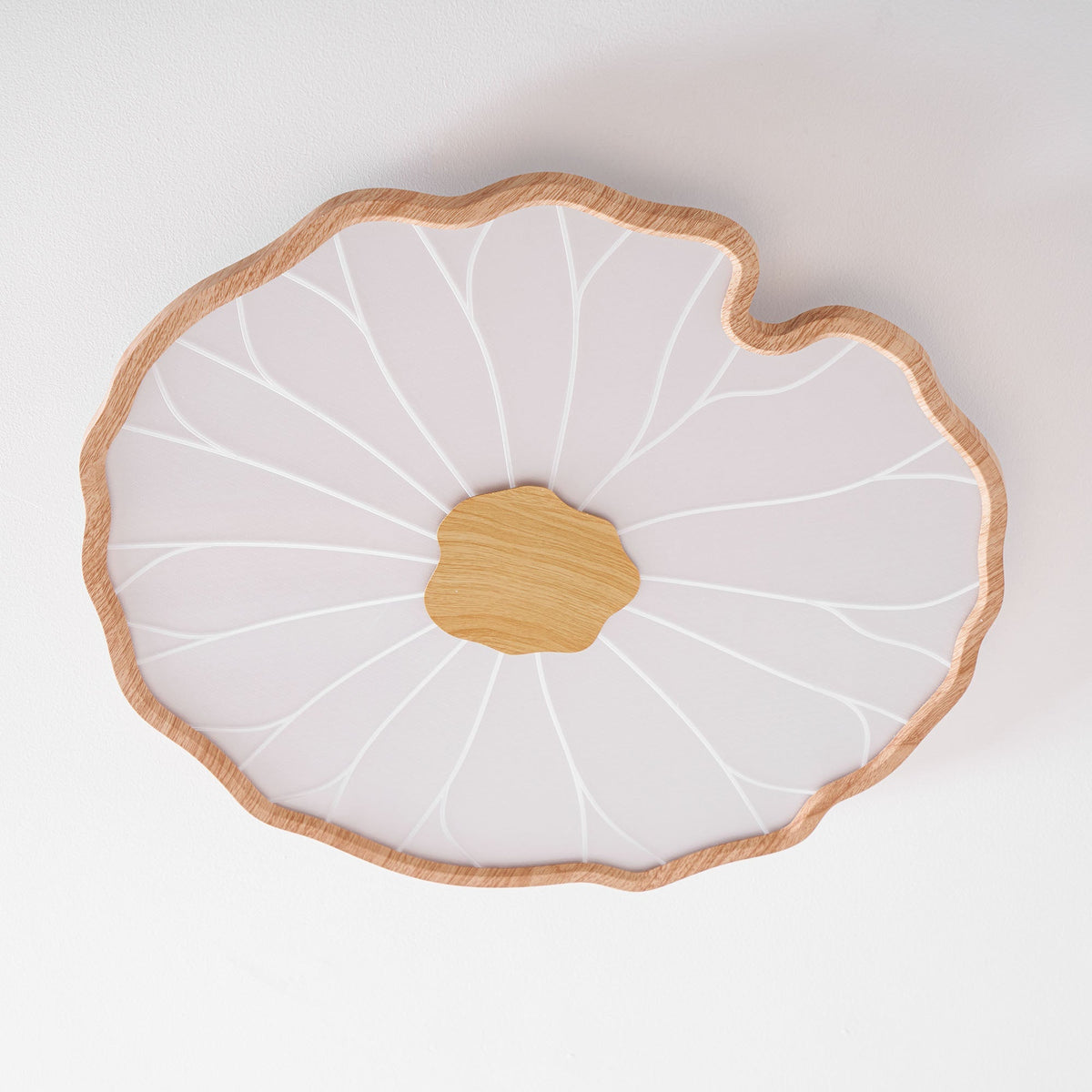 Pagia Lotus Leaf Acrylic Flush Mount Ceiling Light