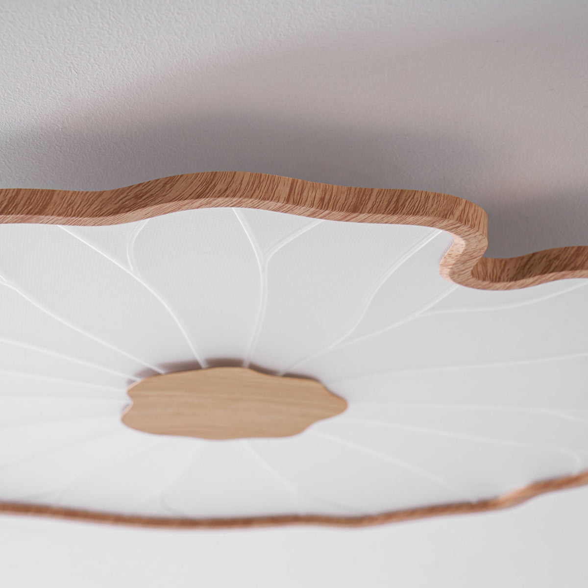 Pagia Lotus Leaf Acrylic Flush Mount Ceiling Light