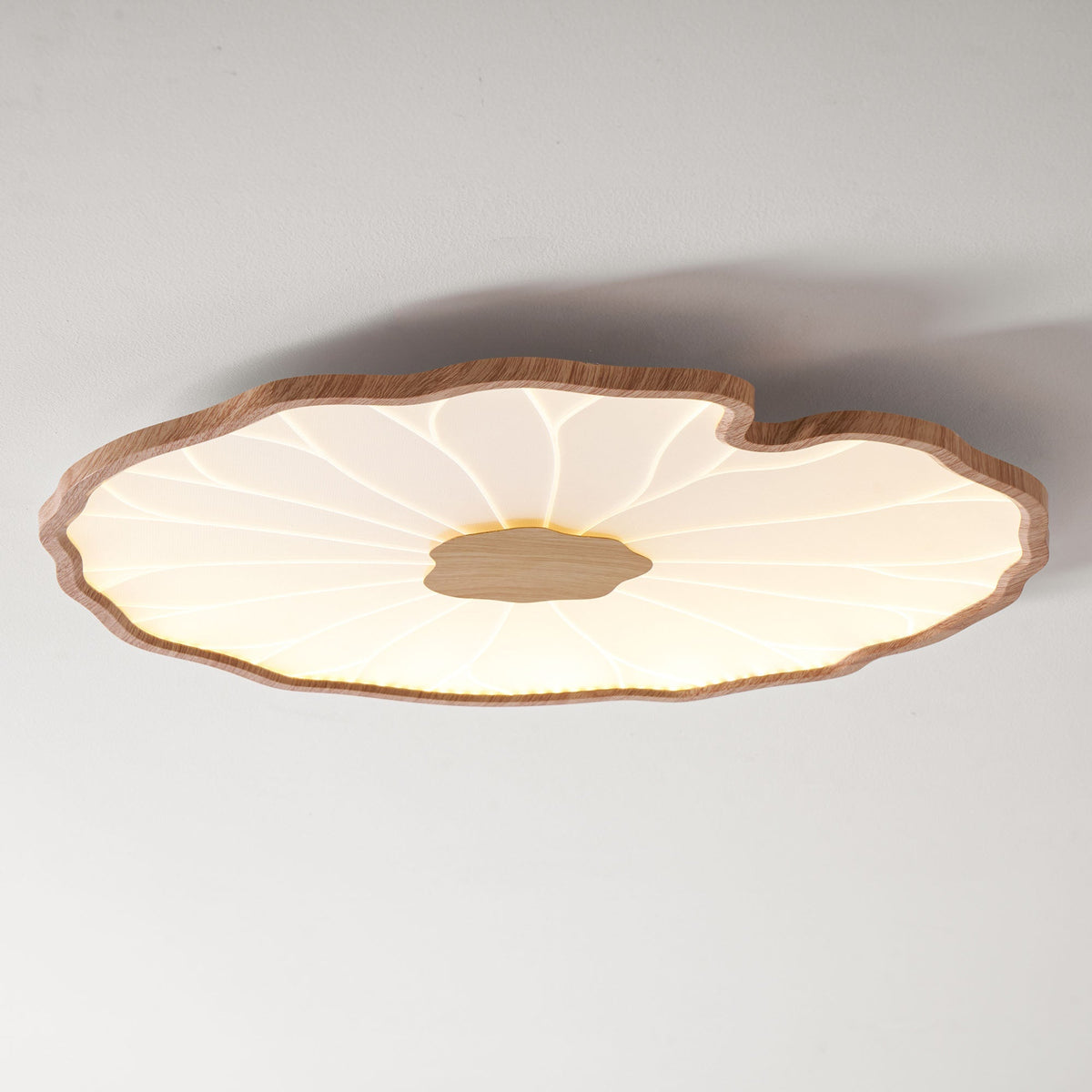 Pagia Lotus Leaf Acrylic Flush Mount Ceiling Light