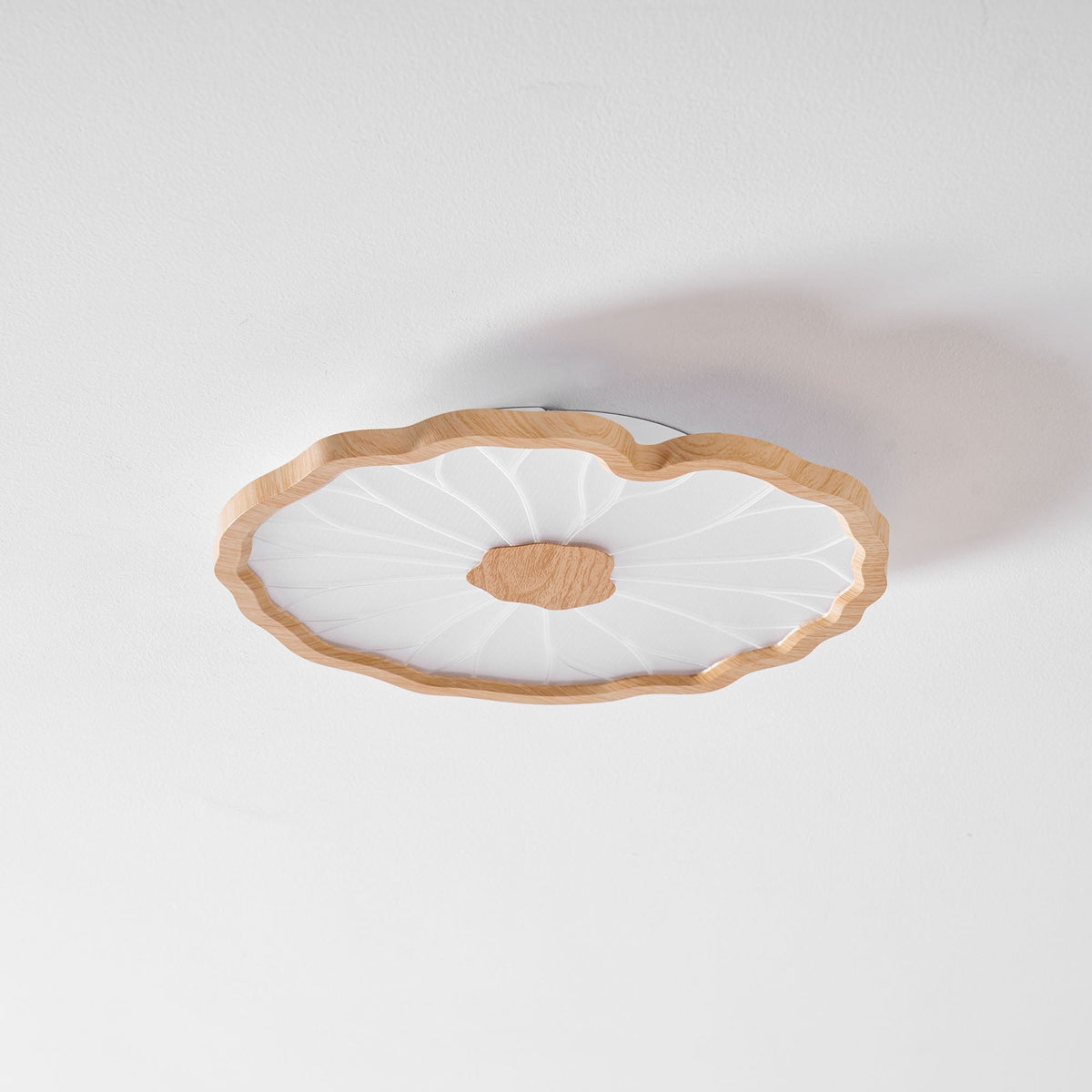 Pagia Lotus Leaf Acrylic Flush Mount Ceiling Light