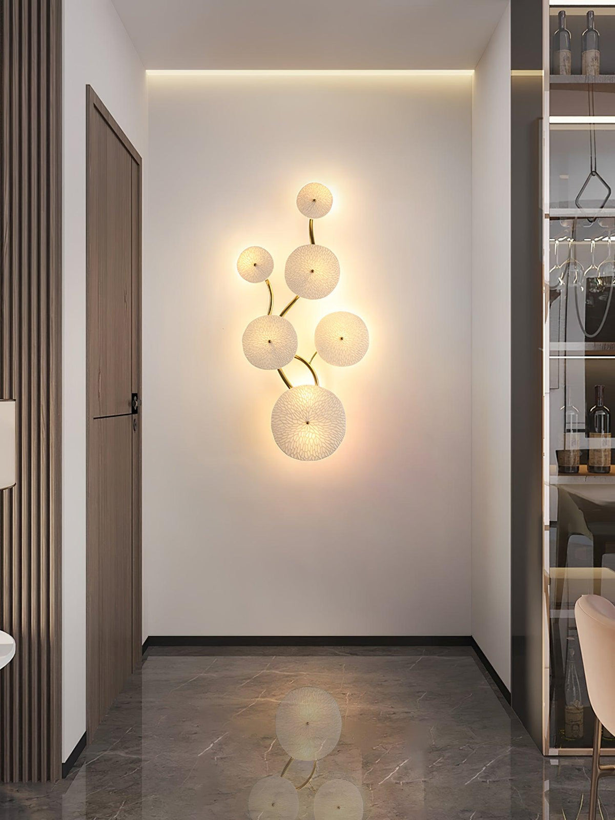 Ivanel Lotus Petal Indoor Wall Light