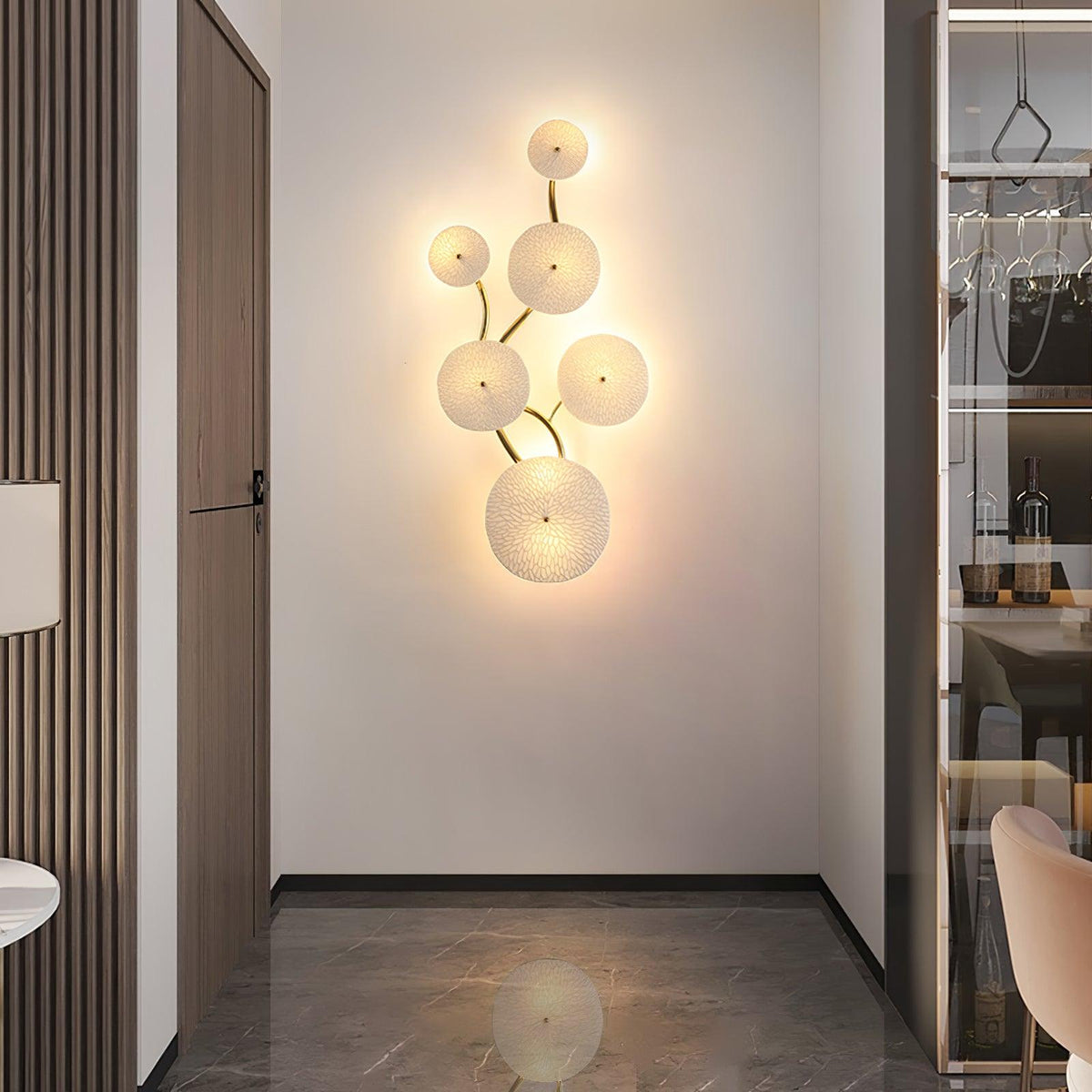 Ivanel Lotus Petal Indoor Wall Light