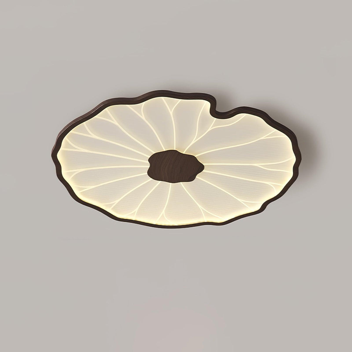 Pagia Lotus Leaf Acrylic Flush Mount Ceiling Light
