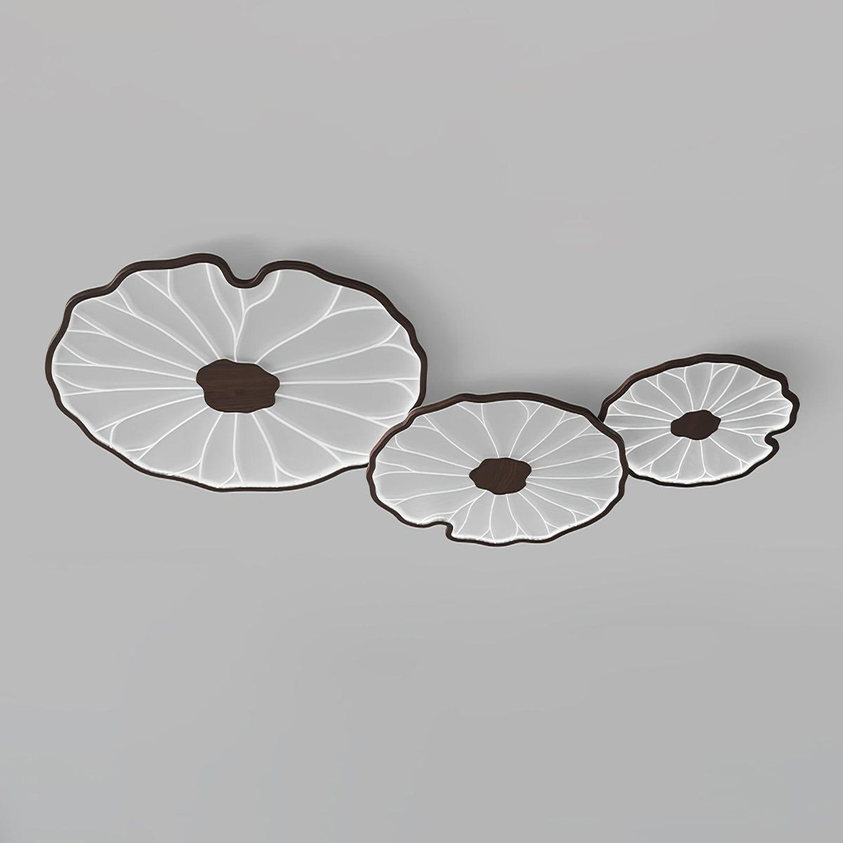 Pagia Lotus Leaf Acrylic Flush Mount Ceiling Light