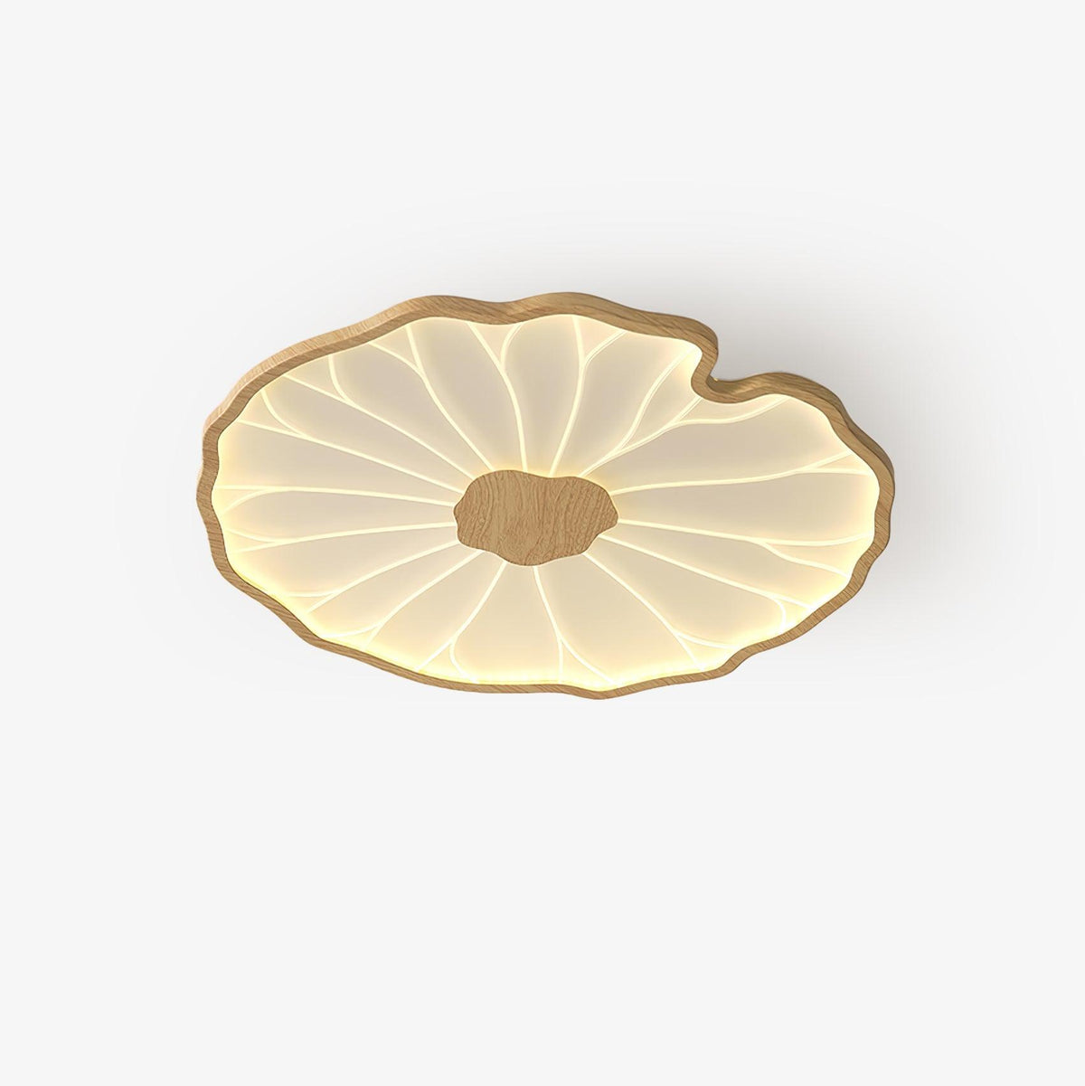 Pagia Lotus Leaf Acrylic Flush Mount Ceiling Light