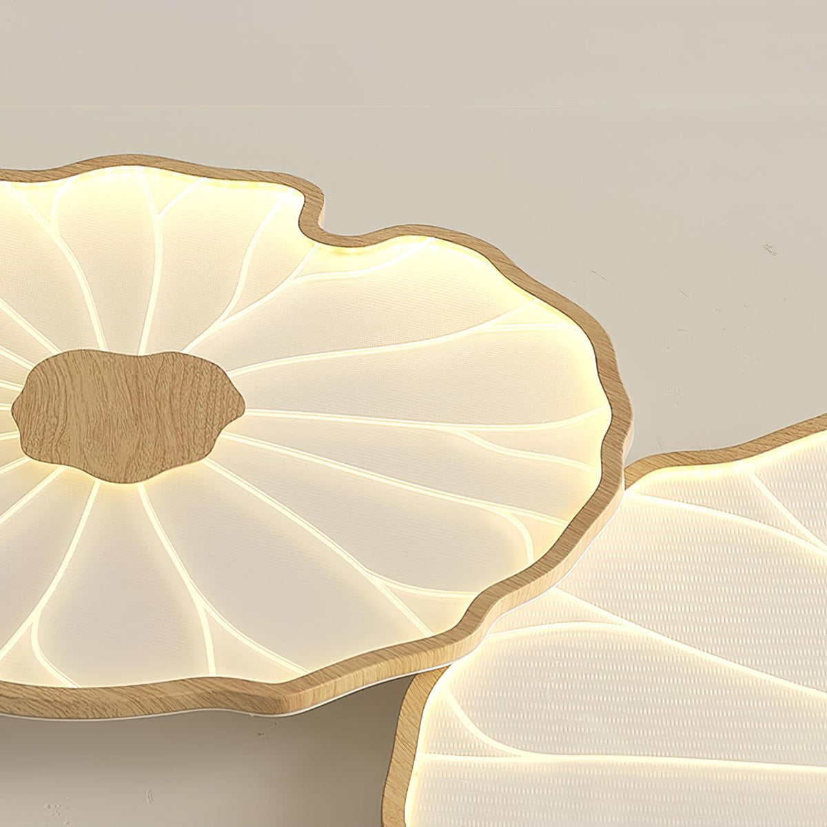 Amelie Floral Wooden Ceiling Light
