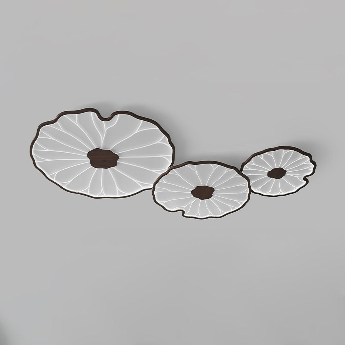 Pagia Lotus Leaf Acrylic Flush Mount Ceiling Light