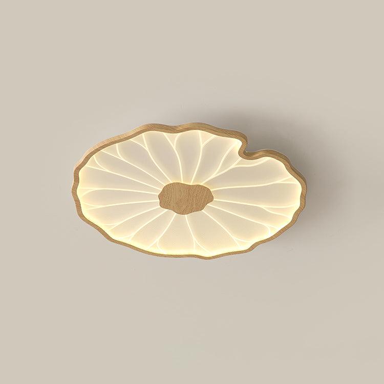 Pagia Lotus Leaf Acrylic Flush Mount Ceiling Light
