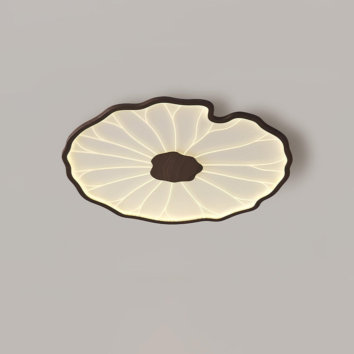 Pagia Lotus Leaf Acrylic Flush Mount Ceiling Light