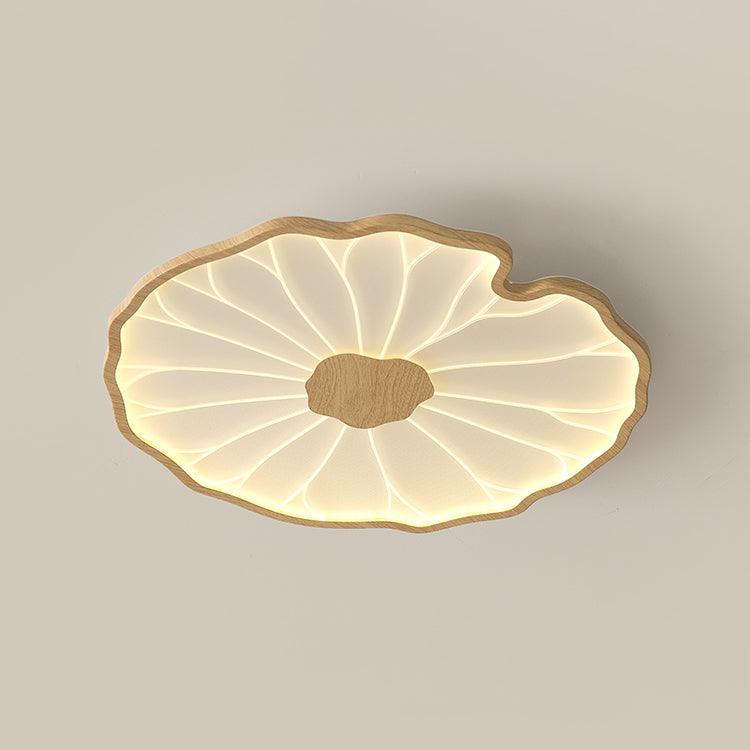 Pagia Lotus Leaf Acrylic Flush Mount Ceiling Light