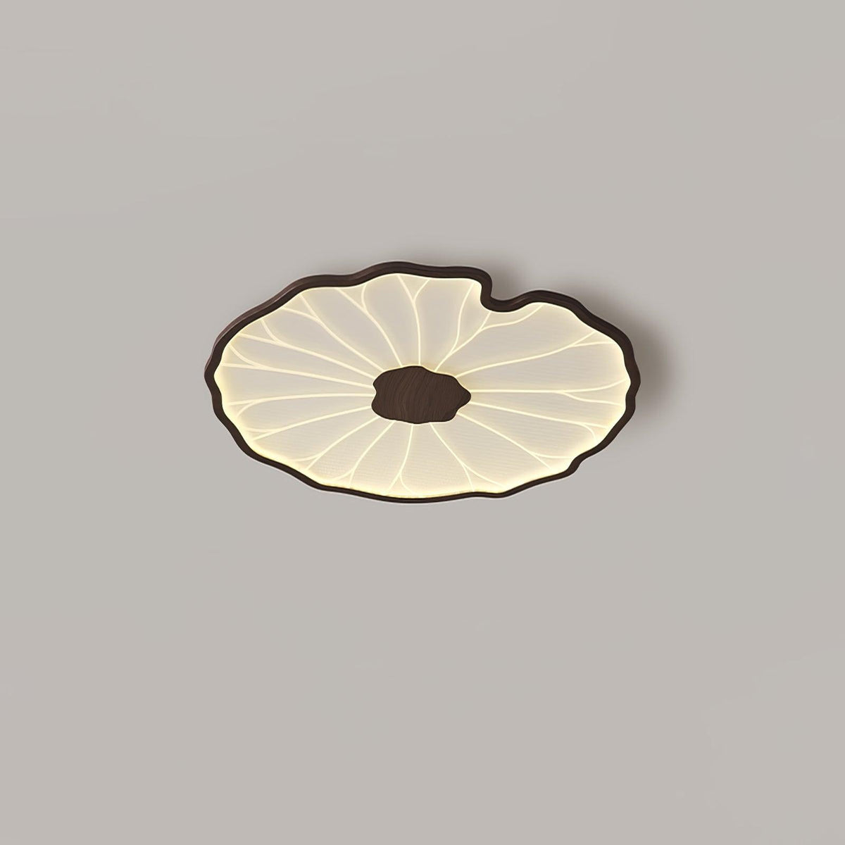 Pagia Lotus Leaf Acrylic Flush Mount Ceiling Light