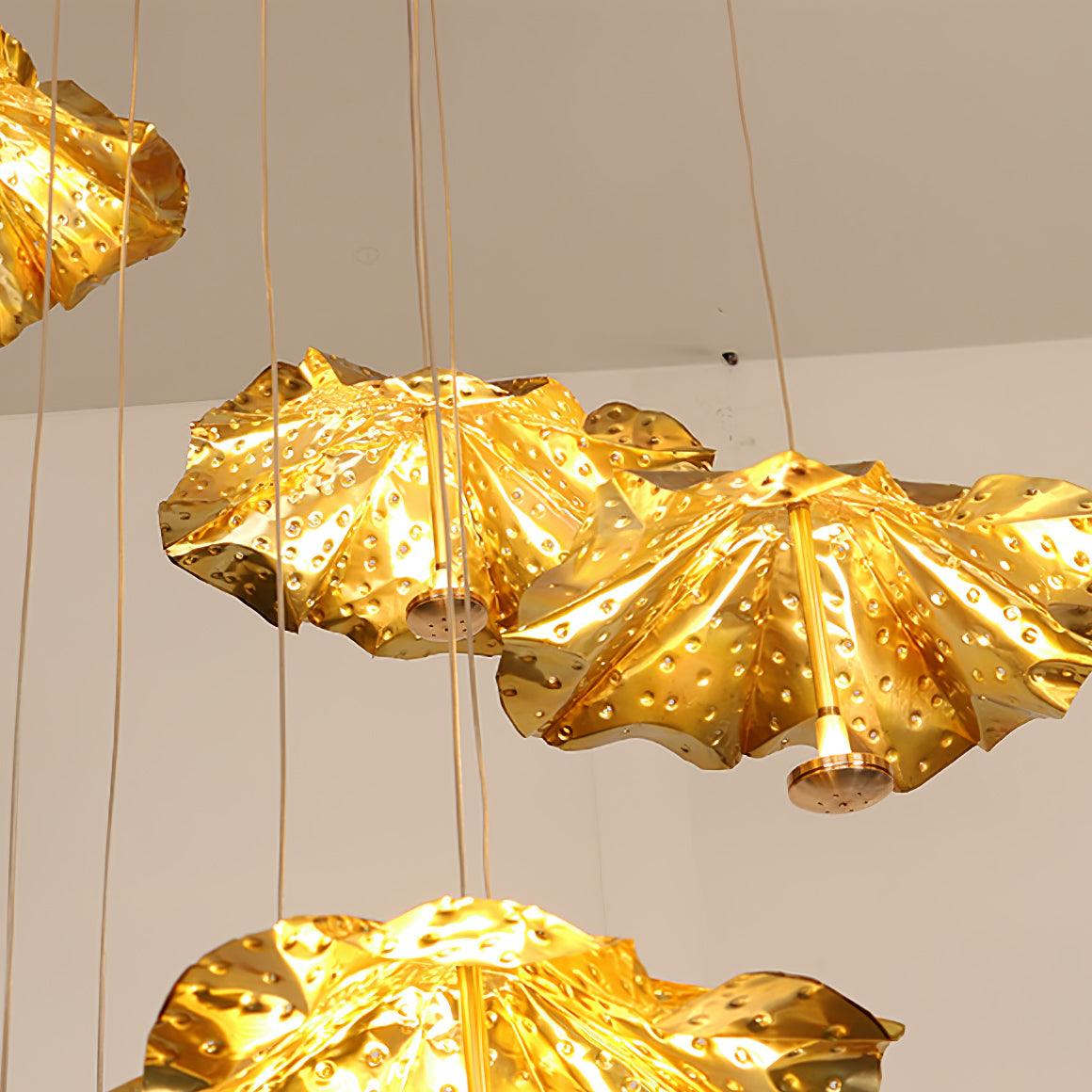 Eliora Aura Livra Leaf Chandelier