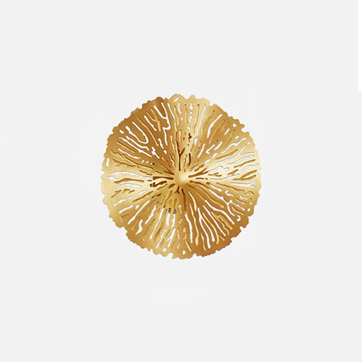 Rylso Wall Lamp Lotus Leaf Brass