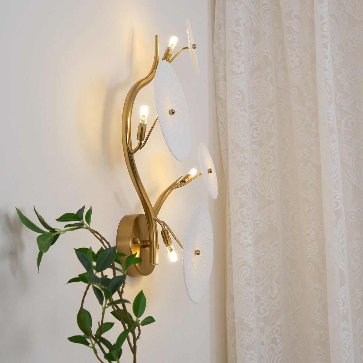 Ivanel Lotus Petal Indoor Wall Light