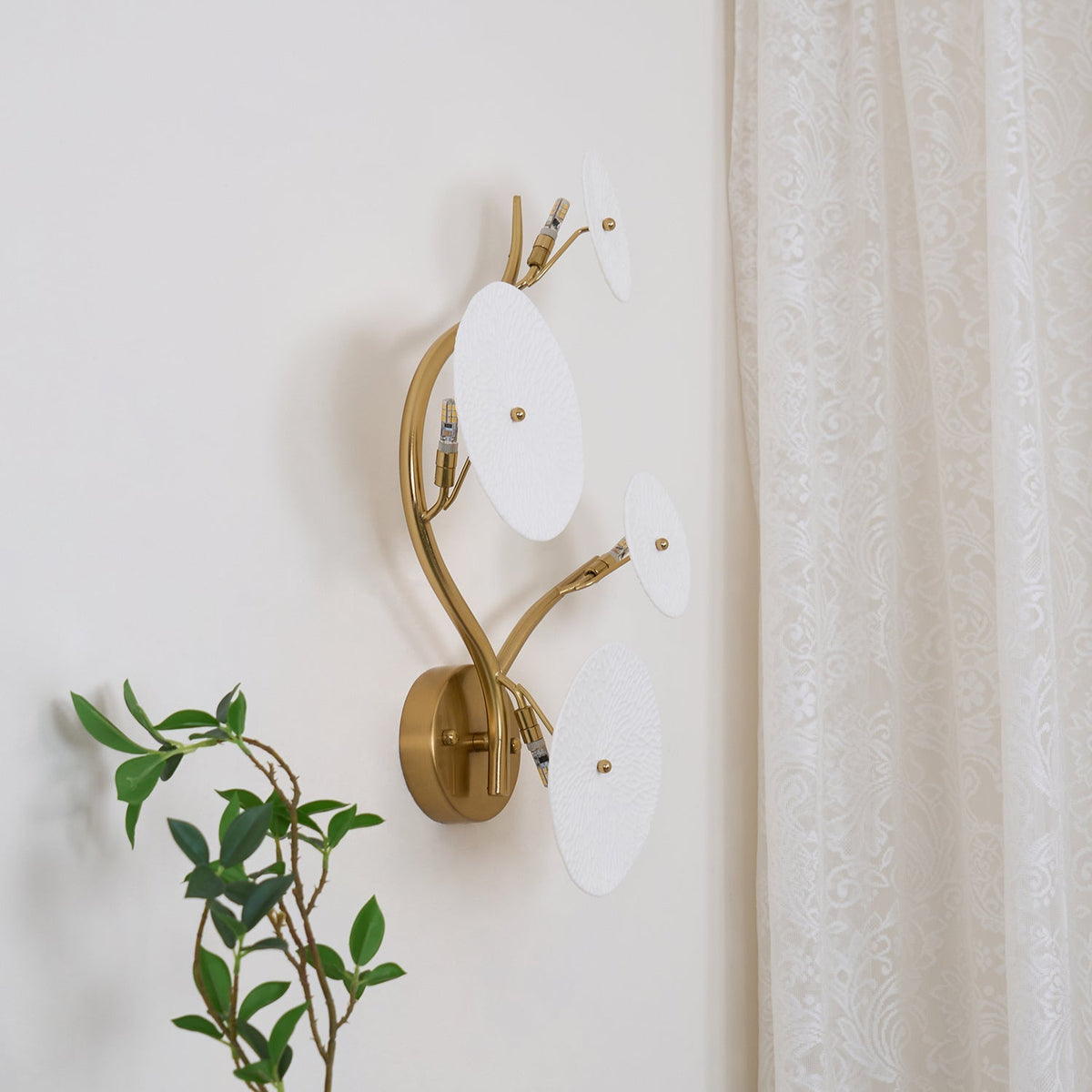 Ivanel Lotus Petal Indoor Wall Light