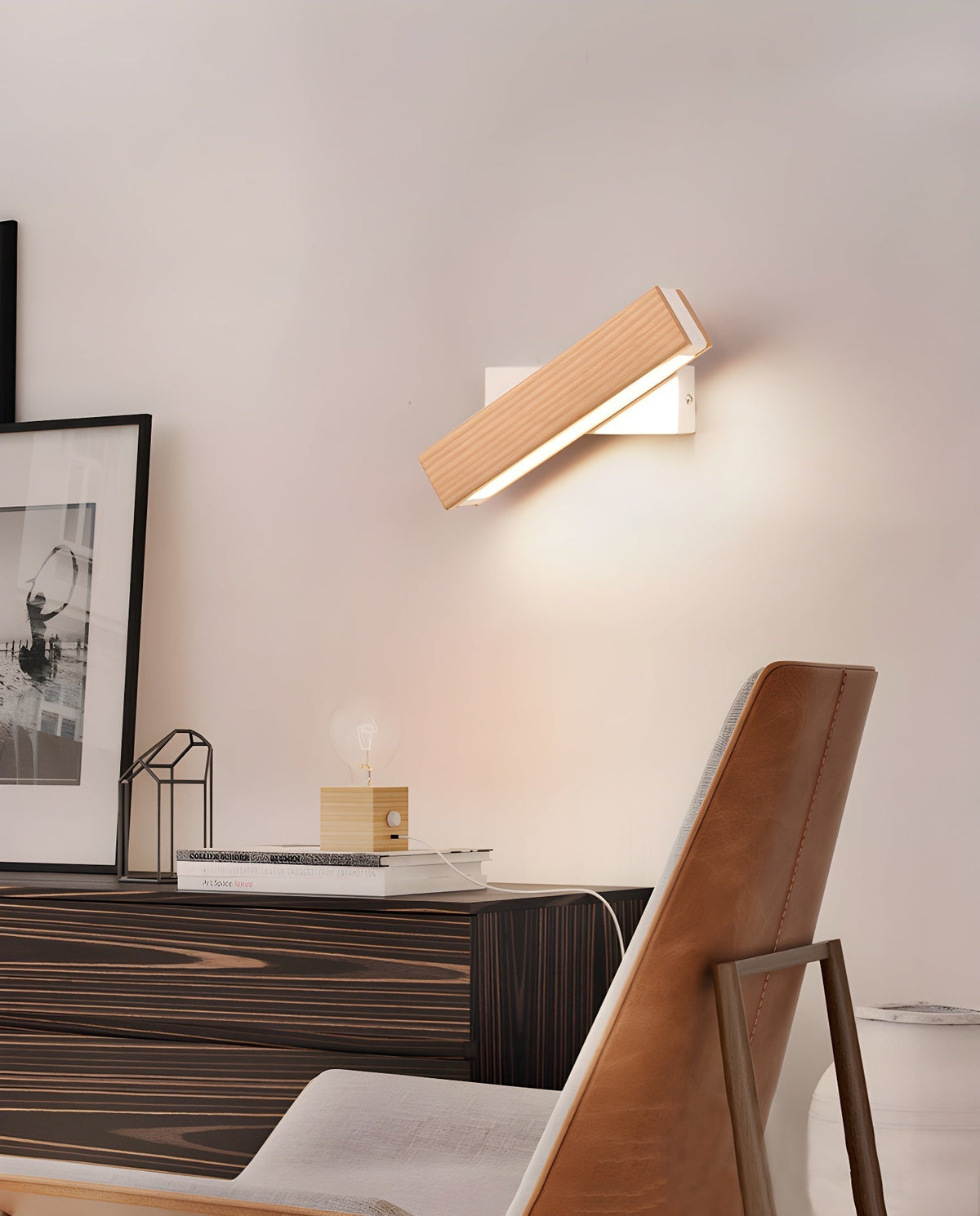 Nave Wood & Acrylic Wall Light