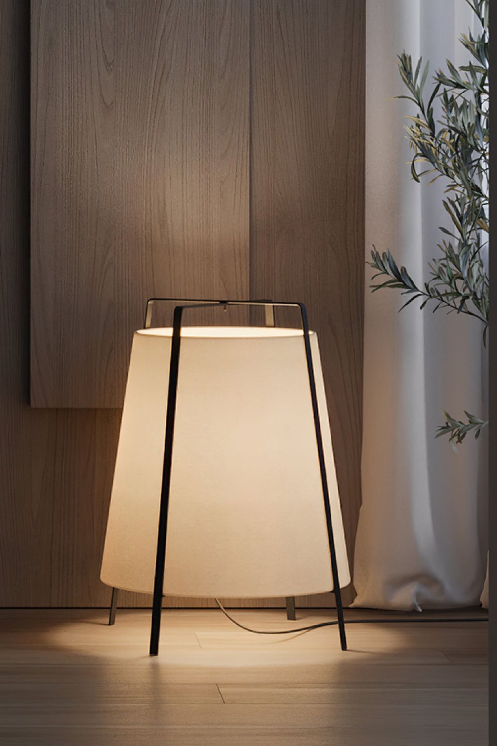 Zild Fabric Scandinavian Table Lamp