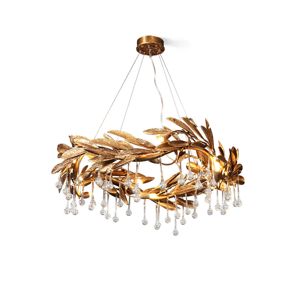 Brackenstone Botanical Raindrop Ring Chandelier