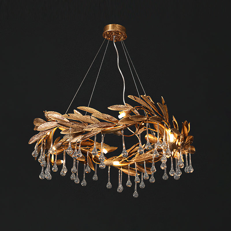 Brackenstone Botanical Raindrop Ring Chandelier