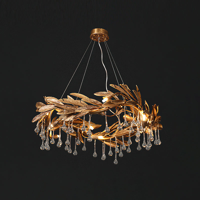 Brackenstone Botanical Raindrop Ring Chandelier