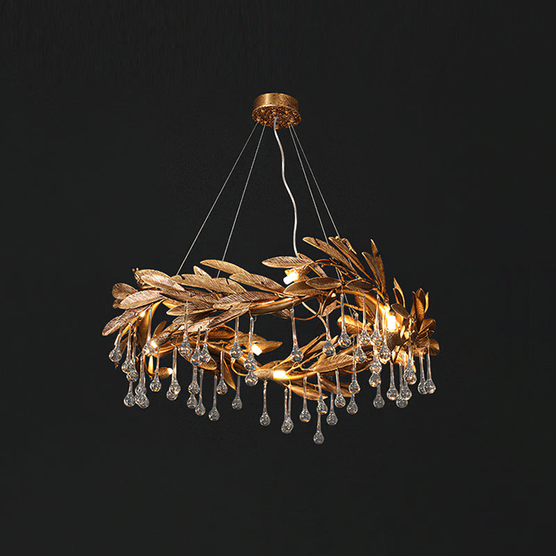 Brackenstone Botanical Raindrop Ring Chandelier