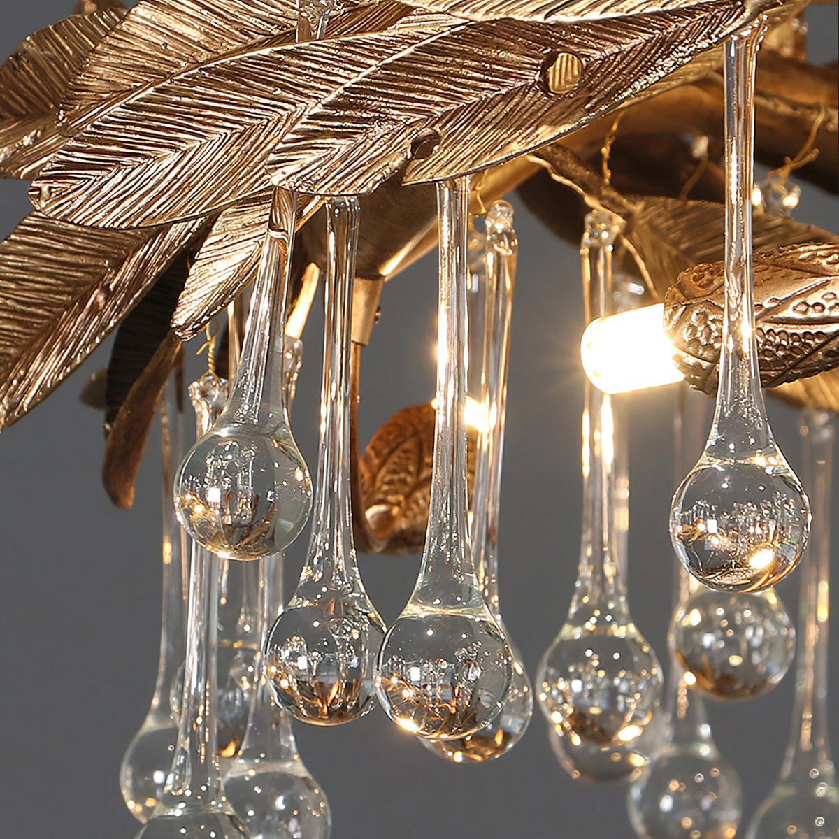 Brackenstone Botanical Raindrop Ring Chandelier