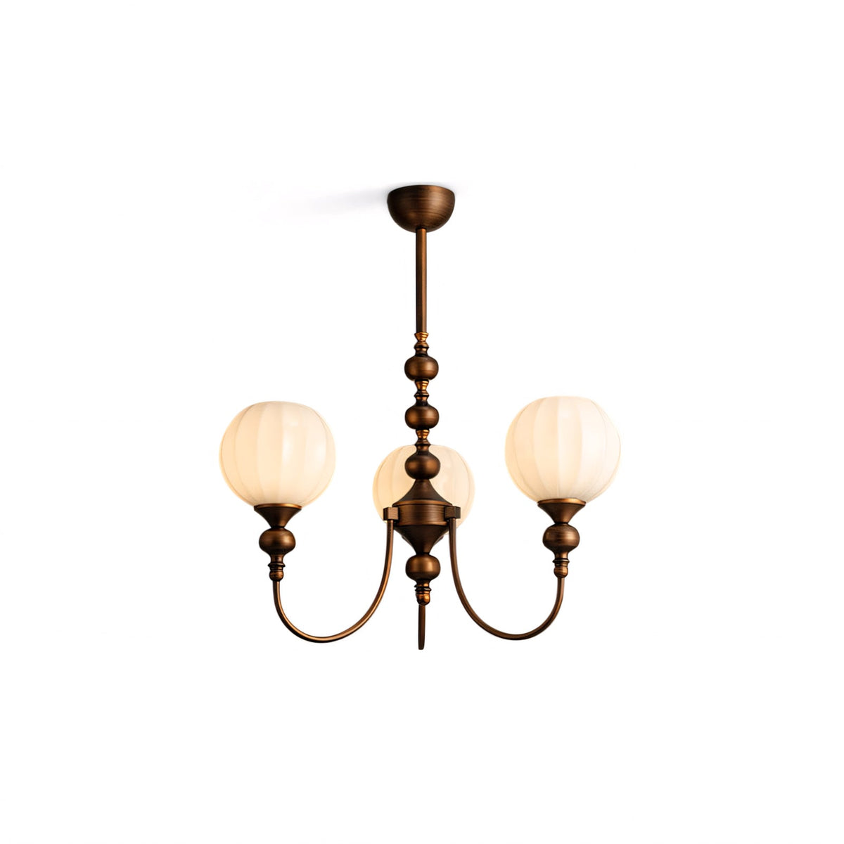 Yardley Melon Glass Chandelier