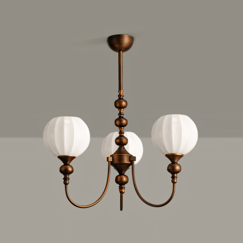 Yardley Melon Glass Chandelier