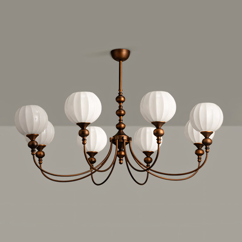 Yardley Melon Glass Chandelier