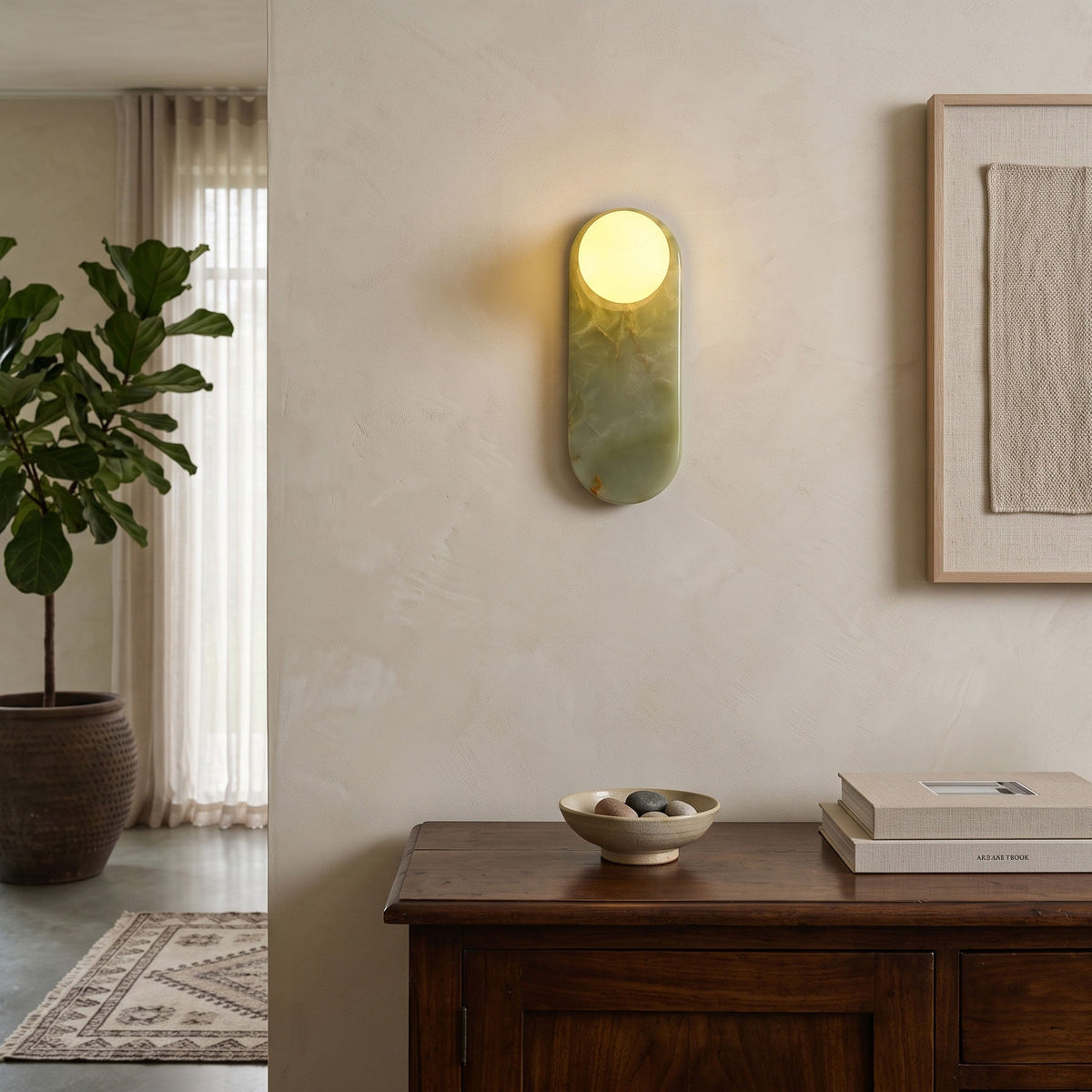 Nemio Onyx Indoor Wall Light