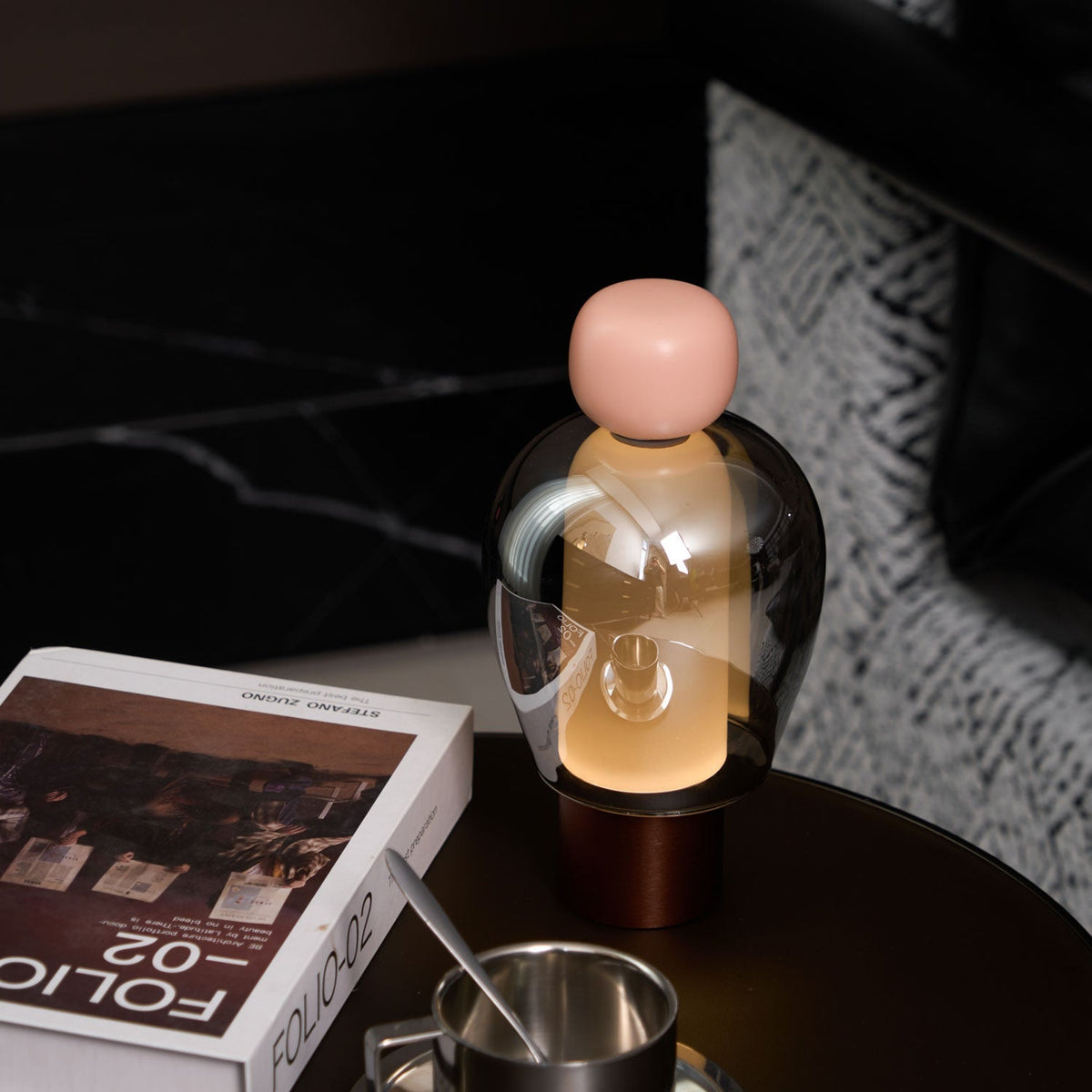 Nara Glass Artistic Table Lamp
