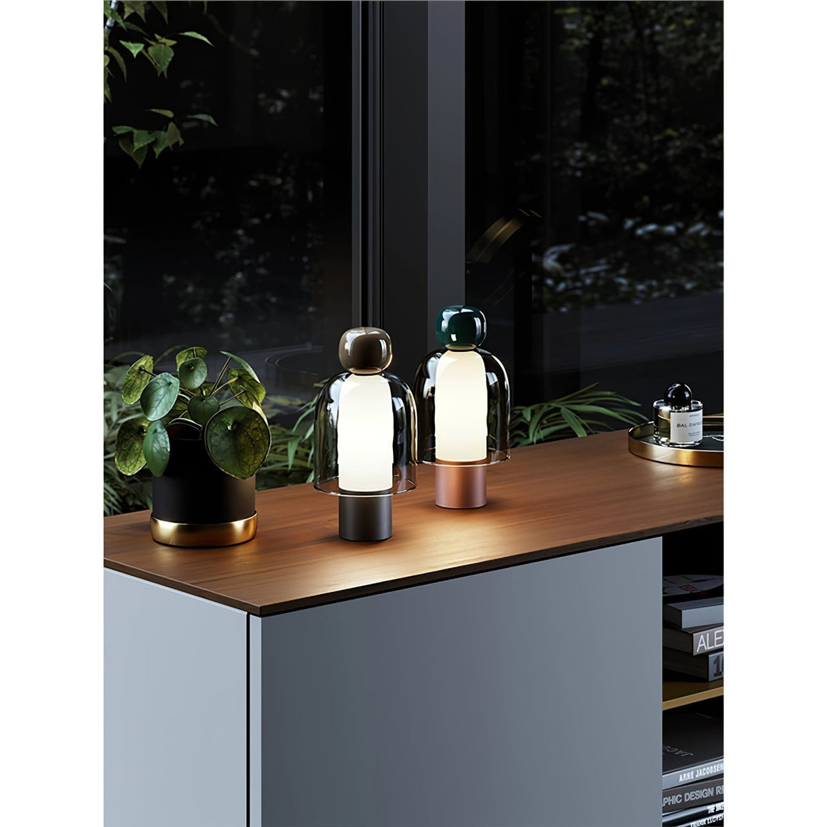 Nara Glass Artistic Table Lamp