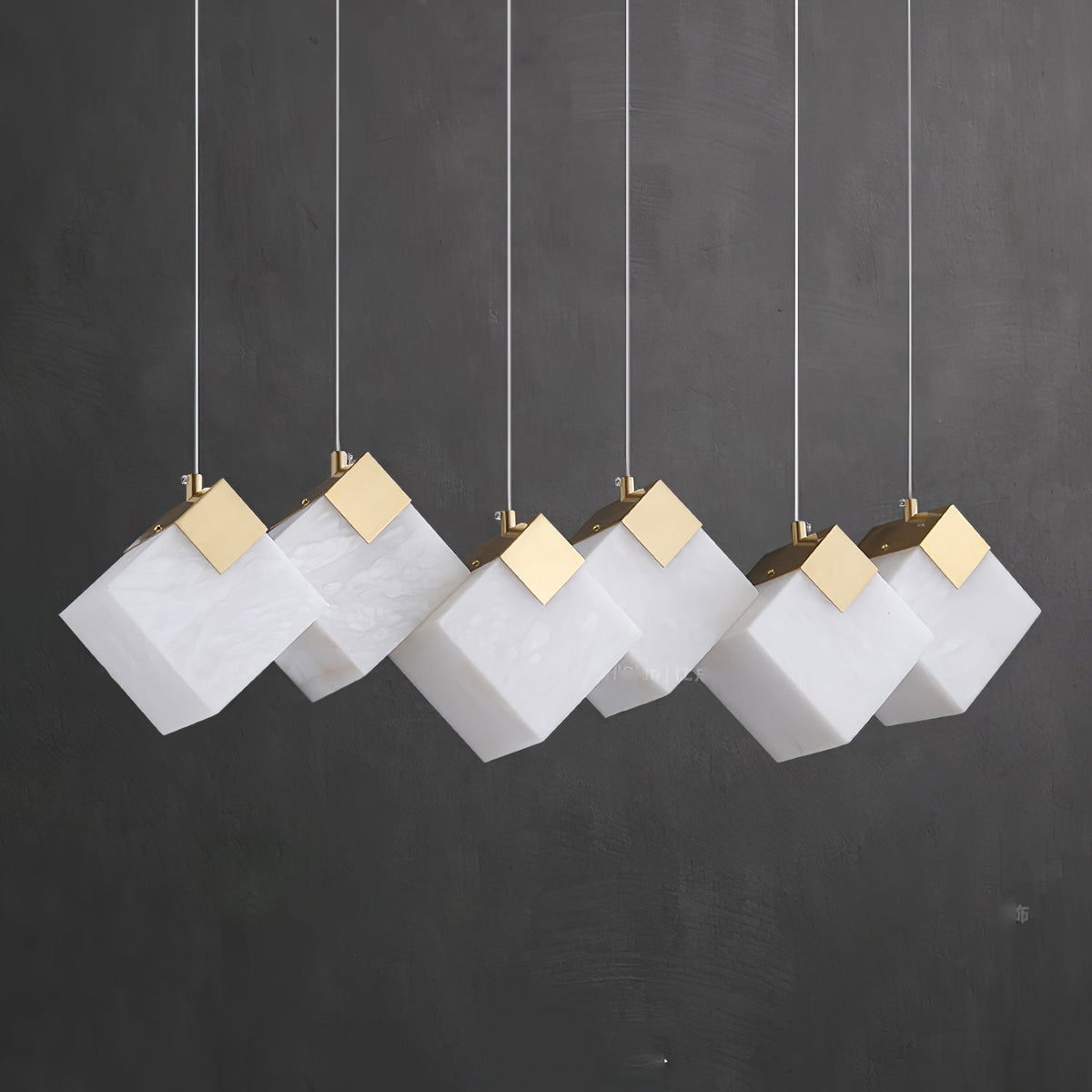 Vevariel Linear Alabaster Pendant Light