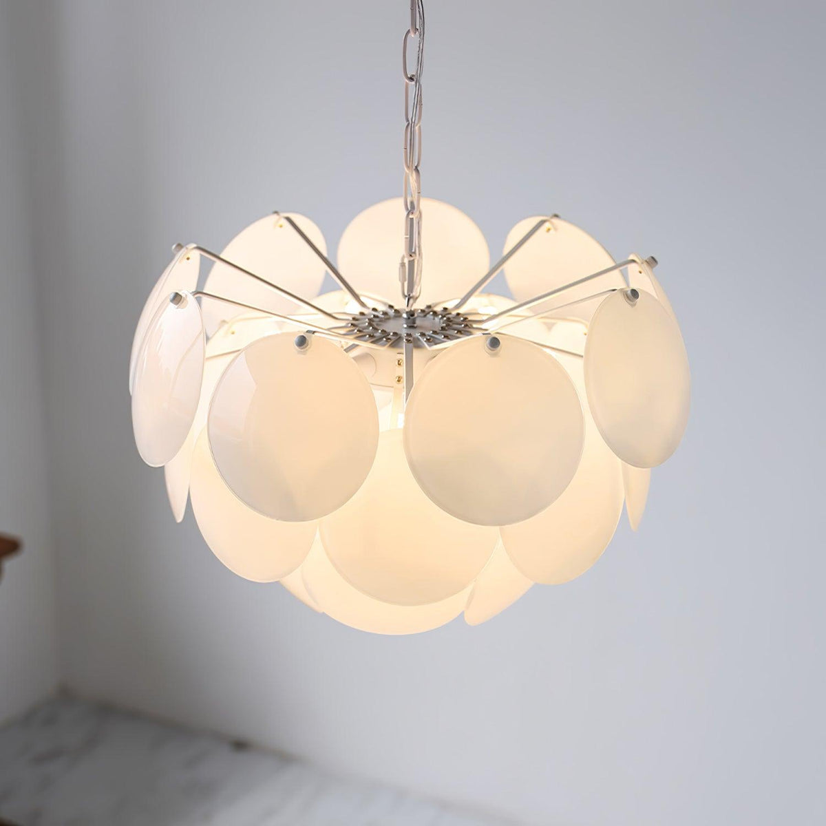 Sophia Minimalist Glass Chandelier