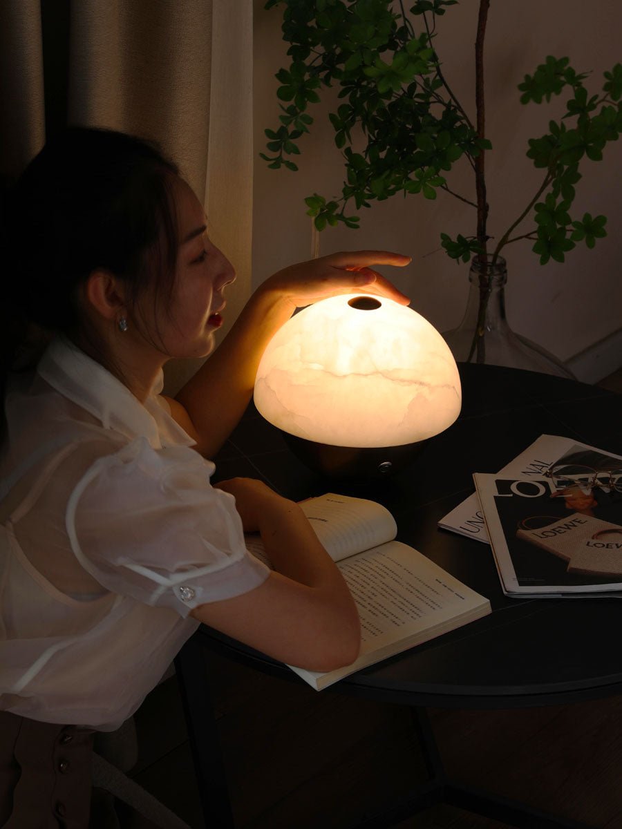 Crol Alabaster Mini Table Lamp