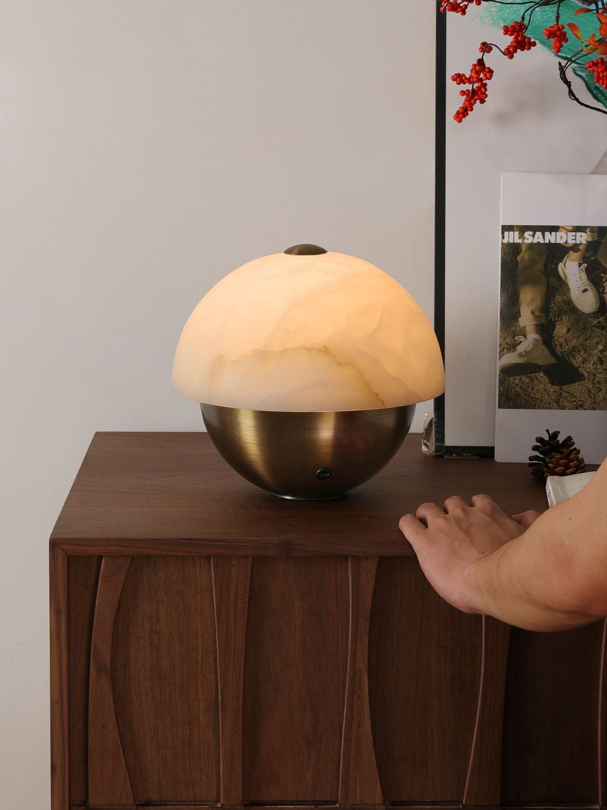Crol Alabaster Mini Table Lamp