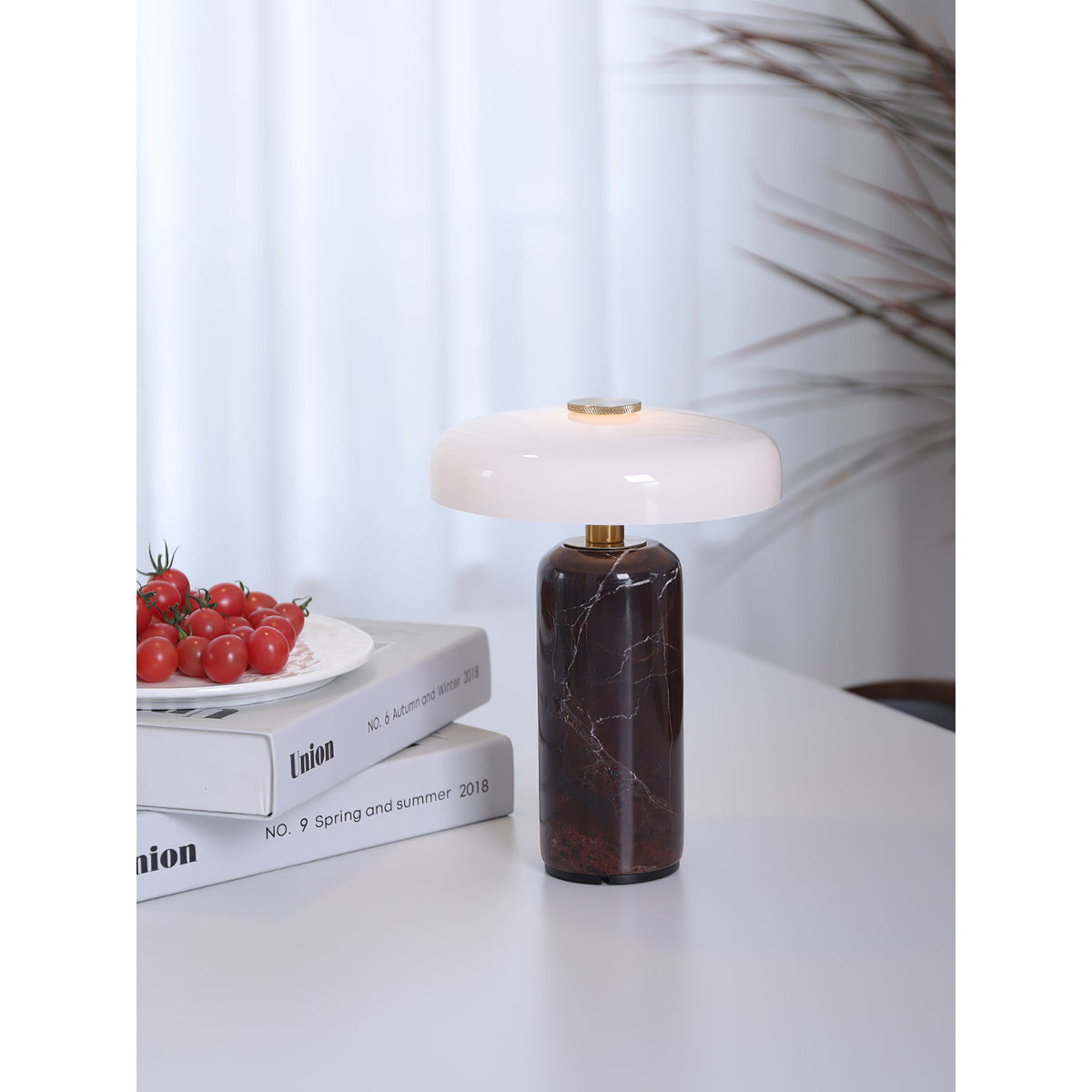 Juniper Marble Cordless Table Lamp